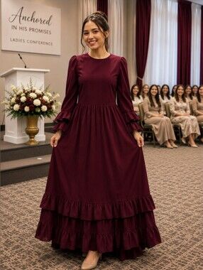Ruffle Tier Layered Dress